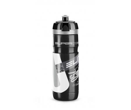 Elite Corsa – Drikkeflaske 750ml  – 100% Biologisk nedbrydelig – Sort/Sølv