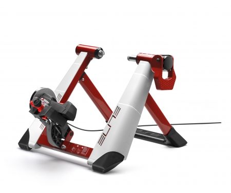 Elite Novo Force Deluxe – Hometrainer med tilbehørspakke – Hvid/Rød