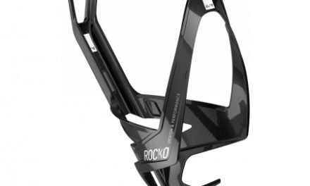 Elite Rocko Carbon – Flaskeholder – Med blank hvid grafik