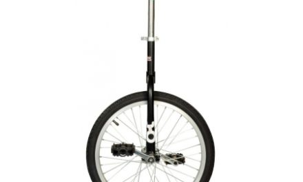 Ethjulet cykel 20" hjul Sort