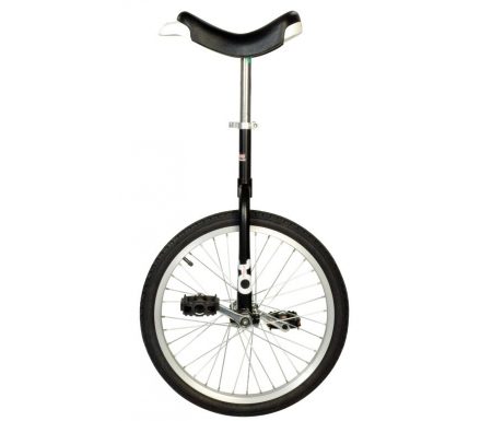 Ethjulet cykel 20" hjul Sort