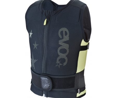EVOC Protector Vest Kids – Rygskjold til MTB og ski – Junior – Sort/lime