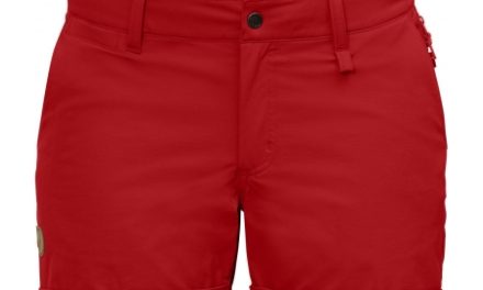 Fjällräven Abisko Stretch – Shorts til dame – Rød – Str. 40