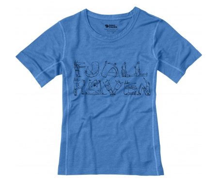 Fjällräven Kids Trail – T-Shirt – Blå – Str. 134