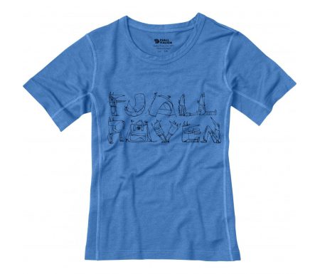 Fjällräven Kids Trail – T-Shirt – Blå – Str. 134
