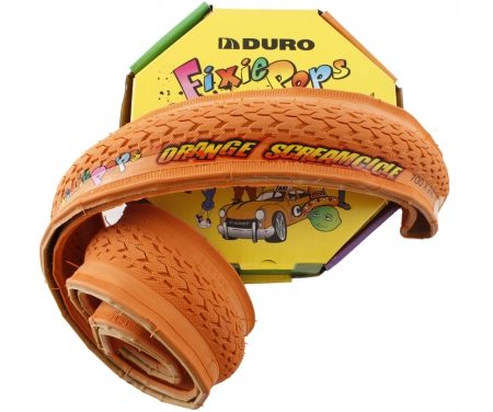 Foldedæk 700 x 24c Duro Fixie orange