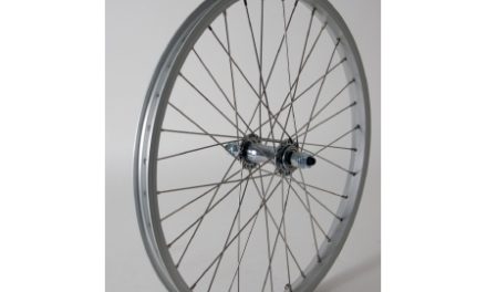 Forhjul 20 x 1,75 sølv fælg/sølv nav