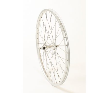 Forhjul 24 x 1,75 alu fælg sølv