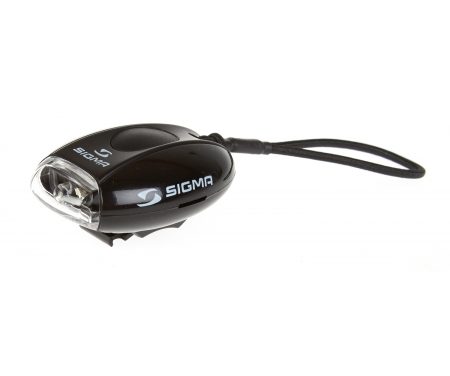 Forlygte Sigma MicroLight II Sort inklusiv batterier