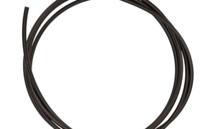 Gear yderkabel 5mm tykkelse sort