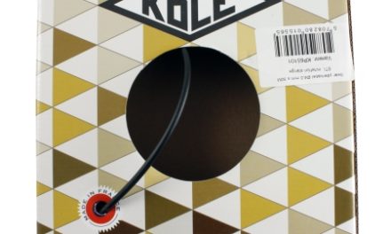 Gearyderkabel 4 mm.  tykkelse Sort