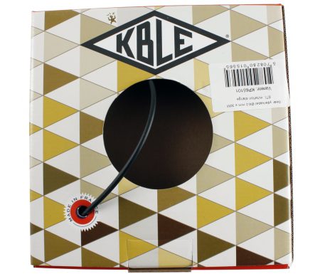 Gearyderkabel 4 mm.  tykkelse Sort