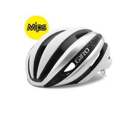 Giro Synthe Mips – Cykelhjelm – Hvid/Sølv