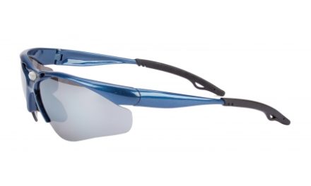 Glissado – Løbe- og cykelbrille – Metalblå.