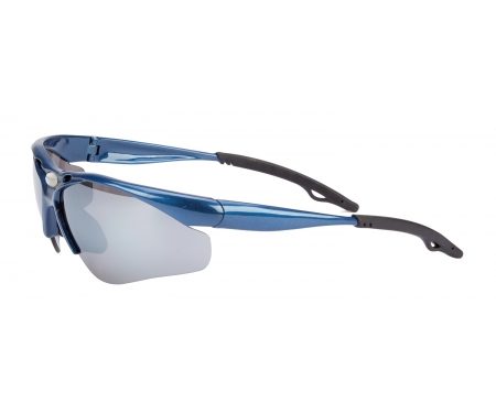 Glissado – Løbe- og cykelbrille – Metalblå.