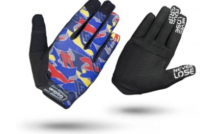 GripGrab 1041 Rebel – Cykelhandsker til MTB – Blå camouflage – Lang