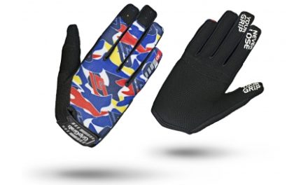 GripGrab 1051 Rebel – Cykelhandsker til MTB – Junior – Blå camouflage