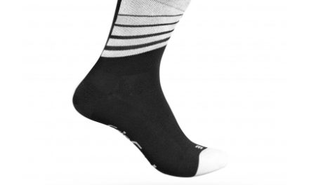 GripGrab 3014 Racing Stripes – Cykelstrømpe – Sort/Hvid