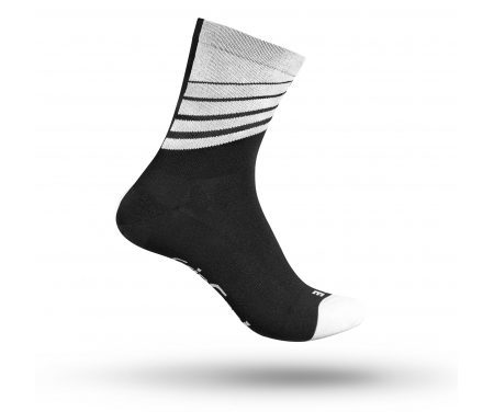 GripGrab 3014 Racing Stripes – Cykelstrømpe – Sort/Hvid