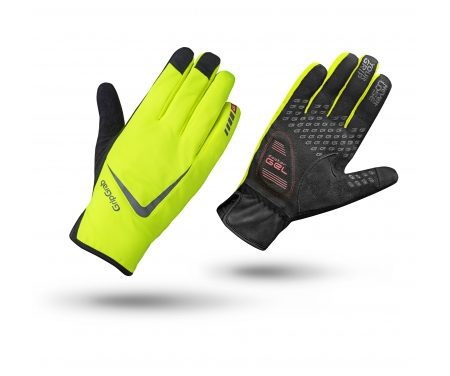 GripGrab Cloudburst Waterproof Hi-Vis 1065- Cykelhandske – Neon Gul
