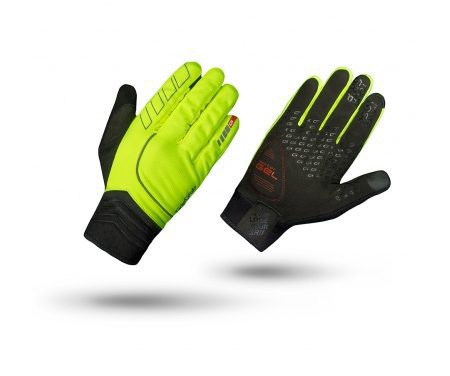 GripGrab overgangshandske Hurricane Hi-Vis – Neongul