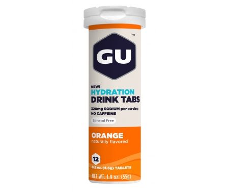 GU Hydration Tabs – Orange – 1  x 12 stk.
