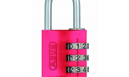 Hængelås Abus 145/30 rød med trecifret kode