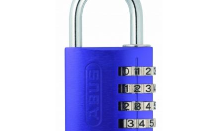 Hængelås Abus 145/40 lilla med firecifret kode