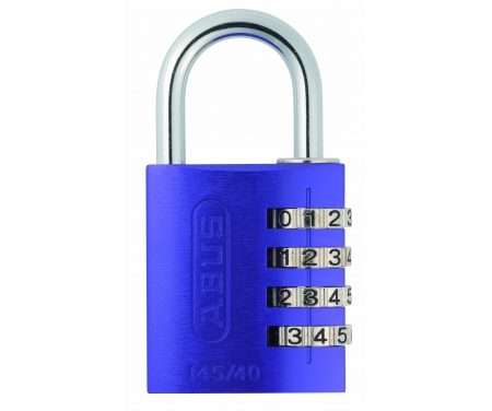 Hængelås Abus 145/40 lilla med firecifret kode