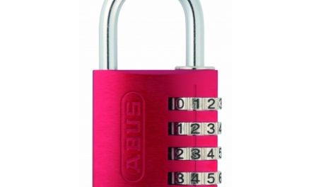 Hængelås Abus 145/40 rød med firecifret kode