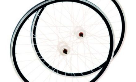 Hjulsæt 700c Single Speed Sort/Hvid