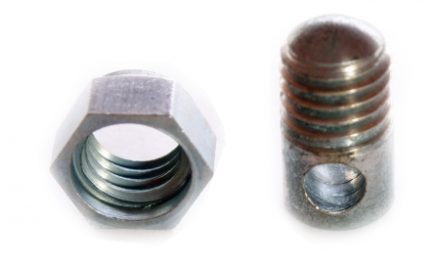 Hulbolt 1/4" for skærmstiver