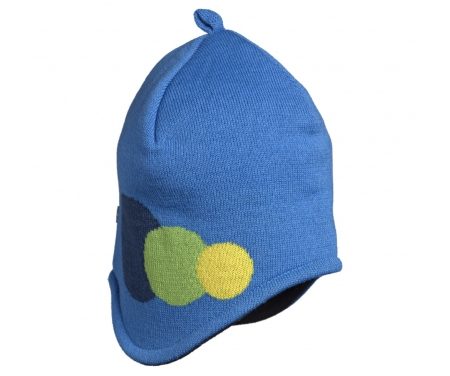 Isbjörn Bubbles Knitted Cap – Hue – Blå – Str. 48/50cm
