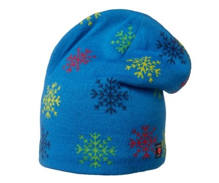 Isbjörn Snowflake Knitted Beanie – Hue – Blå – Str. 52-54