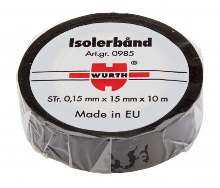 Isolerbånd sort plast