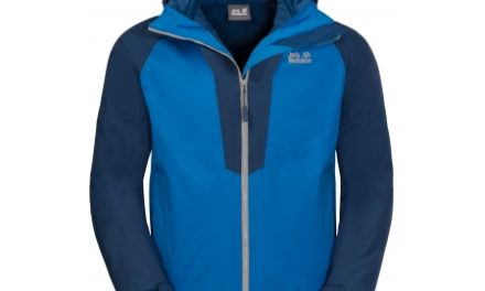 Jack Wolfskin Apex Peak JKT – Vandtæt 3i1 herrejakke – Blå