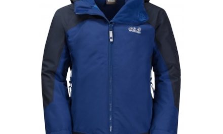 Jack Wolfskin B Akka 3in1 JKT – Vandtæt 3i1 børnejakke – Blå