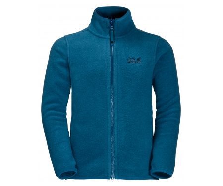 Jack Wolfskin Baksmalla Jacket Kids – Fleecejakke Børn – Blå