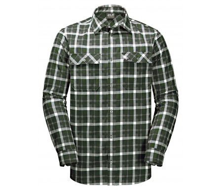 Jack Wolfskin Bow Valley Shirt – Skjorte herre – Tern Grøn