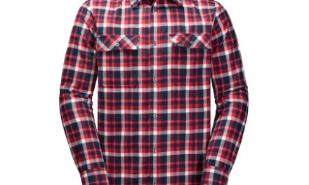 Jack Wolfskin Bow Valley Shirt – Skjorte herre – Tern Rød