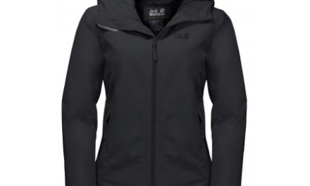 Jack Wolfskin Chilly Morning JKT W. – Vandtæt damejakke m. for – Sort