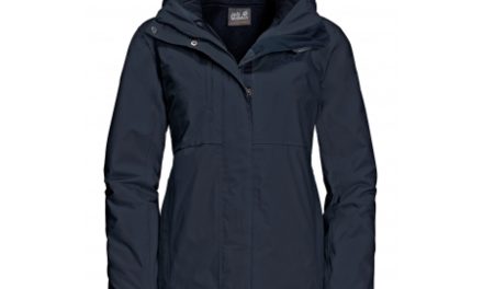 Jack Wolfskin Echo Pass Women – Vandtæt 3i1 damejakke – Mørke Blå