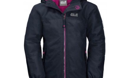 Jack Wolfskin G Iceland 3in1 JKT – Vandtæt 3i1 børnejakke – Mørke Blå