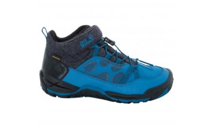 Jack Wolfskin Jungle Gym Texa. Mid Kids – Børnesko Vandtæt – Blå