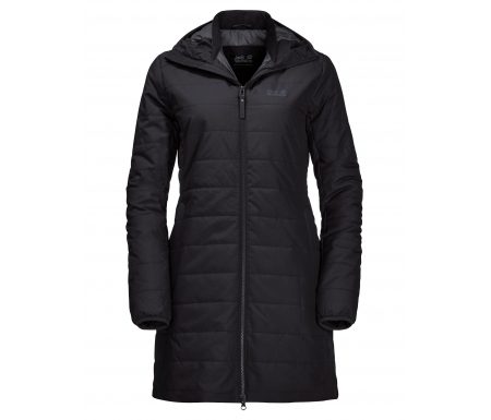 Jack Wolfskin Maryland Coat – Fiberjakke dame – Sort