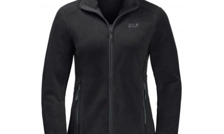 Jack Wolfskin Moonshine Track W. – Fleecejakke dame – Sort