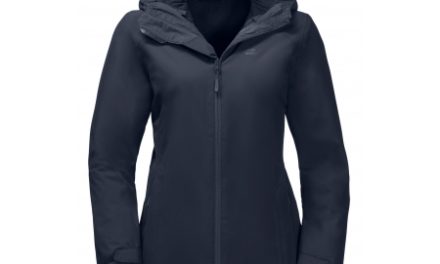 Jack Wolfskin Norrland 3in1 Women – Vandtæt 3i1 damejakke – Mørke Blå
