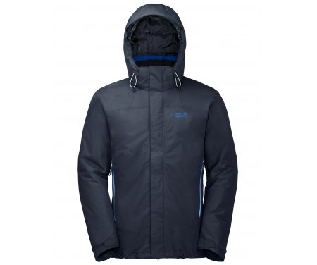 Jack Wolfskin Northen Edge Men – Vandtæt herrejakke m. for – Mørke Blå