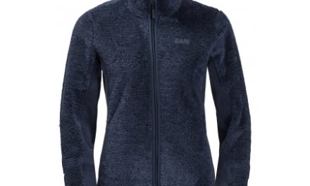 Jack Wolfskin Pine Leaf Jacket W. – Fleecejakke dame – Mørke Blå