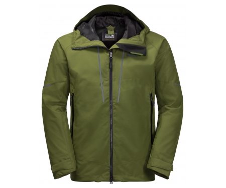 Jack Wolfskin Skei Trail JKT Men – Vandtæt herrejakke – Grøn